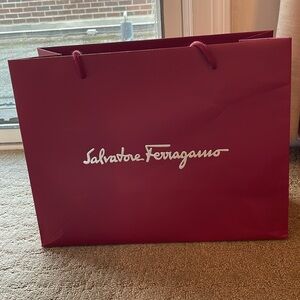 Ferragamo shopping bag 18” x 12”
